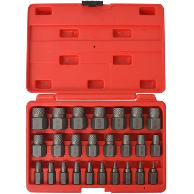 vidaXL Juego de 25 Extractores de Tornillos Múltiple - Kit de Remoción vidaXL Juego de 25 Extractores de Tornillos Múltiple - Kit de Remoción