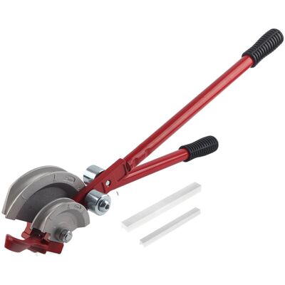 AUDIONOVA Doblador De Tubos Portátil 2 En 1 De 180° De Color Rojo, Herramienta Resistente Para Doblar Tubos De 15 Mm/22 Mm AUDIONOVA Doblador De Tubos Portátil 2 En 1 De 180° De Color Rojo, Herramienta Resistente Para Doblar Tubos De 15 Mm/22 Mm