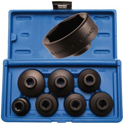 Bgs Technic - Juego De Cazoletas Para Filtros De Aceite Ø 24 - 38 Mm 7 Piezas Bgs Technic - Juego De Cazoletas Para Filtros De Aceite Ø 24 - 38 Mm 7 Piezas