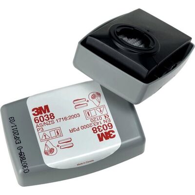 Filtro Antig谩s 6000 P3r (2 Uds.) 3m 6038p02 Filtro Antig谩s 6000 P3r (2 Uds.) 3m 6038p02