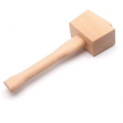 DPZO Mazo De Carpintero De Madera, Martillo Con Mango, Herramienta Para Trabajar La Madera De Haya, Golpe Angular Para Trabajos De Bricolaje, 245 Mm DPZO Mazo De Carpintero De Madera, Martillo Con Mango, Herramienta Para Trabajar La Madera De Haya, Golpe Angular Para Trabajos De Bricolaje, 245 Mm