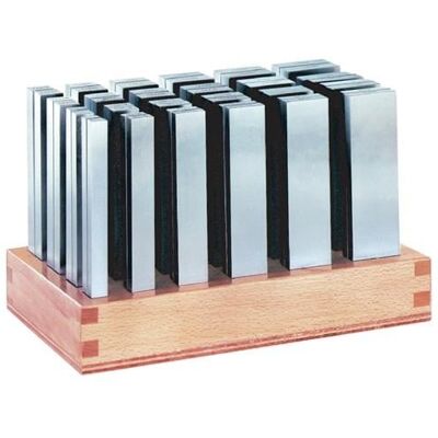 Amf - Juego De Soportes Paralelos No. 6348p Cont.20 Pa Tamaño 100 Precisión L.100mm Amf - Juego De Soportes Paralelos No. 6348p Cont.20 Pa Tamaño 100 Precisión L.100mm