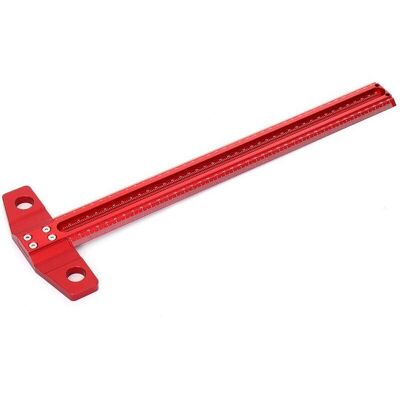 OEM Regla Tipo T Para Trazar Líneas En Carpintería, Con Orificio De 1 Mm, Regla Cruzada De Aleación De Aluminio, Calibre De Marcado - 300 Mm OEM Regla Tipo T Para Trazar Líneas En Carpintería, Con Orificio De 1 Mm, Regla Cruzada De Aleación De Aluminio, Calibre De Marcado - 300 Mm