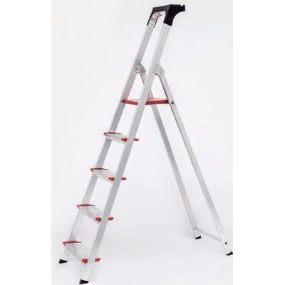 Escalera de aluminio Marchetti Modelo 21524 con bandeja - Escalera Escalera de aluminio Marchetti Modelo 21524 con bandeja - Escalera