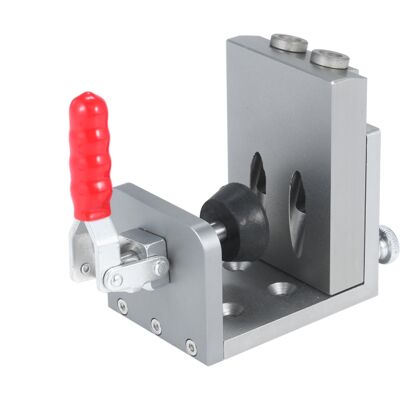 OEM Plantilla De Posicionamiento Para Agujeros Ocultos De Aleación De Aluminio, Guía De Perforación En Ángulo De 15° Con Abrazadera Rápida, Herramienta Para Trabajar La Madera. OEM Plantilla De Posicionamiento Para Agujeros Ocultos De Aleación De Aluminio, Guía De Perforación En Ángulo De 15° Con Abrazadera Rápida, Herramienta Para Trabajar La Madera.
