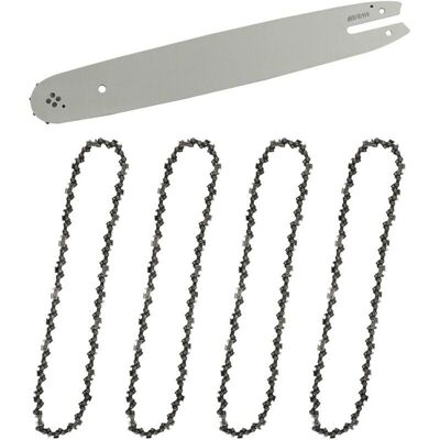 OEM Barra Guía Y 4 Cadenas Para Motosierra, Barra Guía De 35 Cm, Cadenas De Corte Cuadradas De 3/8", 1,3 Mm De Diámetro, 50 Eslabones, Compatible Con Stihl-crezuo-crezuo OEM Barra Guía Y 4 Cadenas Para Motosierra, Barra Guía De 35 Cm, Cadenas De Corte Cuadradas De 3/8", 1,3 Mm De Diámetro, 50 Eslabones, Compatible Con Stihl-crezuo-crezuo