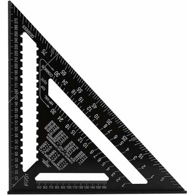 OEM Escuadra Triangular Métrica Profesional, Escuadra De Carpintero De Alta Precisión De 30 Cm/300 Mm, Regla Angular De Aleación De Aluminio Para Carpintería, Herramienta De Medición De Velocidad, Color N OEM Escuadra Triangular Métrica Profesional, Escuadra De Carpintero De Alta Precisión De 30 Cm/300 Mm, Regla Angular De Aleación De Aluminio Para Carpintería, Herramienta De Medición De Velocidad, Color N