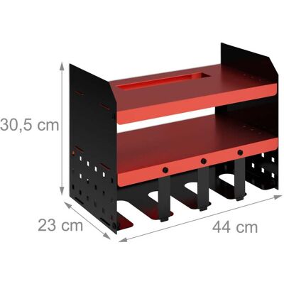 HELLOSHOP26 Soportes De Pared Robusto Para 4 Taladros Almacenamiento Taller Garaje 60 X 30 X 20 Cm De Metal Gris 130015511 HELLOSHOP26 Soportes De Pared Robusto Para 4 Taladros Almacenamiento Taller Garaje 60 X 30 X 20 Cm De Metal Gris 130015511
