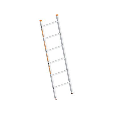 Escalera de aluminio Layher - 6 peldaños, 450mm Ancho - Escalera Escalera de aluminio Layher - 6 peldaños, 450mm Ancho - Escalera