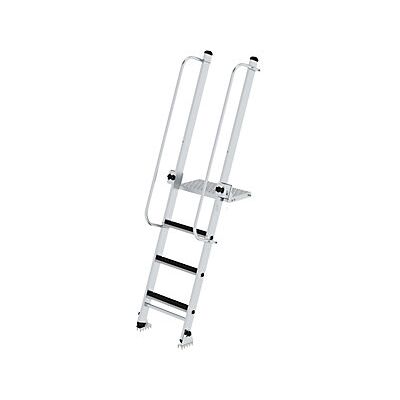 MUNK Escalera de construcción - Plataforma ajustable, 3 peldaños MUNK Escalera de construcción - Plataforma ajustable, 3 peldaños
