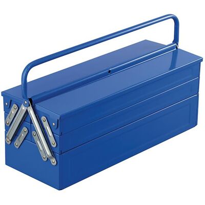 Caja metálica de herramientas FERVI - 5 compartimentos Caja metálica de herramientas FERVI - 5 compartimentos