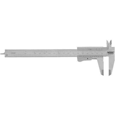Calibre Pie De Rey Vogel Capacidad 150 Mm, Boca 40 Mm, Din 862 Para Zurdos. Calibre Pie De Rey Vogel Capacidad 150 Mm, Boca 40 Mm, Din 862 Para Zurdos.