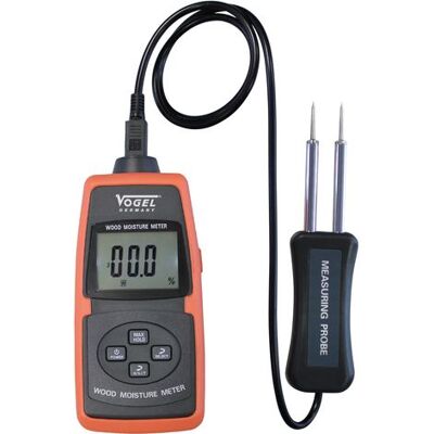 Vogel 641008 Medidor De Humedad Electrónico Digital, Rango De Medición En Madera 2%-70%, Lectura 0,5% Vogel 641008 Medidor De Humedad Electrónico Digital, Rango De Medición En Madera 2%-70%, Lectura 0,5%