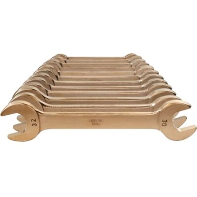 Endres Tools - Juego de llaves de doble desplazamiento 12 pcs - SW6-32mm - Bronce de aluminio Endres Tools - Juego de llaves de doble desplazamiento 12 pcs - SW6-32mm - Bronce de aluminio