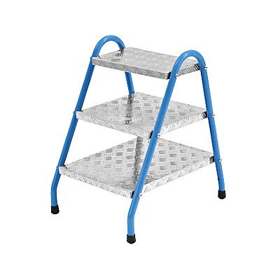 Eurokraft pro Escalera de acero azul luminoso - Step Ladder Eurokraft pro Escalera de acero azul luminoso - Step Ladder