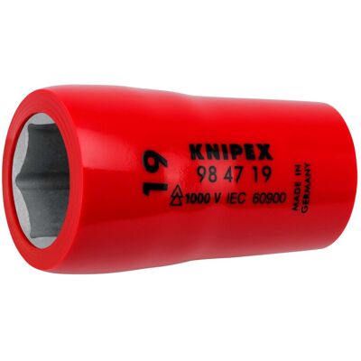 Insert de llave de cubo Knipex 1/2 19mm - Insert de llave de vaso Insert de llave de cubo Knipex 1/2 19mm - Insert de llave de vaso