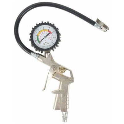 DPZO Pistola De Inflado, Manómetro De 40 Mm, 16 Bar, Ciclo Automático, Calibre Alemán. DPZO Pistola De Inflado, Manómetro De 40 Mm, 16 Bar, Ciclo Automático, Calibre Alemán.