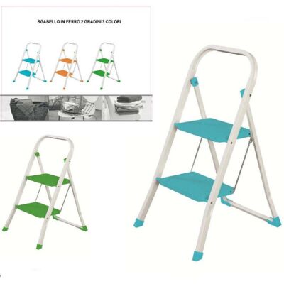 Taburete plegable de acero Trade Shop - Azul, Verde, Naranja Taburete plegable de acero Trade Shop - Azul, Verde, Naranja