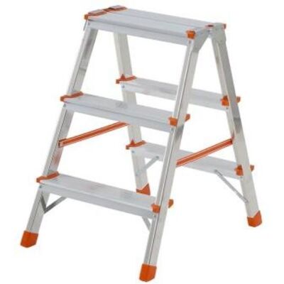 Gierre - Ba210-escalera De Tijera De Doble Subida Stylo (3 Peldaños) Gierre - Ba210-escalera De Tijera De Doble Subida Stylo (3 Peldaños)
