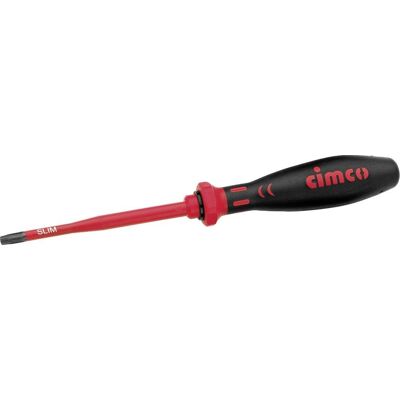 Destornillador T20 Cimco - Aislado Delgado VDE - 100mm Hoja Destornillador T20 Cimco - Aislado Delgado VDE - 100mm Hoja