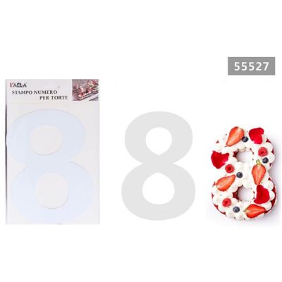 TRADE SHOP TRAESIO Trade Shop - Molde De Tortas Dulces En Forma De 8 Pulgadas De 8 Pulgadas Herramienta De Corte De Plantilla 55527 - TRADE SHOP TRAESIO Trade Shop - Molde De Tortas Dulces En Forma De 8 Pulgadas De 8 Pulgadas Herramienta De Corte De Plantilla 55527 -