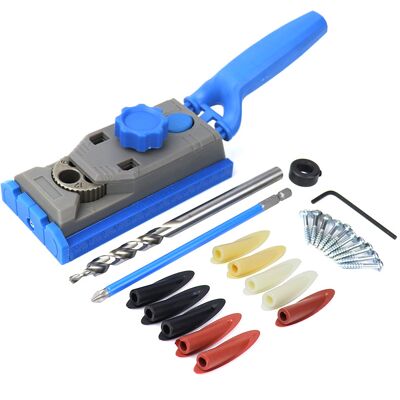 Linghhang - Guías Para Carpintería, Herramienta Para Ángulos De Unión, Localizador De Carpintería - Sistema De Plantilla Para Agujeros De Bolsillo (sistema De Plantilla) Linghhang - Guías Para Carpintería, Herramienta Para Ángulos De Unión, Localizador De Carpintería - Sistema De Plantilla Para Agujeros De Bolsillo (sistema De Plantilla)