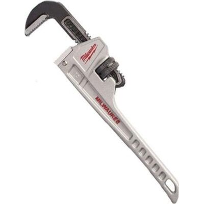 Milwaukee Llave De Tubo De Aluminio 450 Mm Rojo Negro Plata Milwaukee Llave De Tubo De Aluminio 450 Mm Rojo Negro Plata