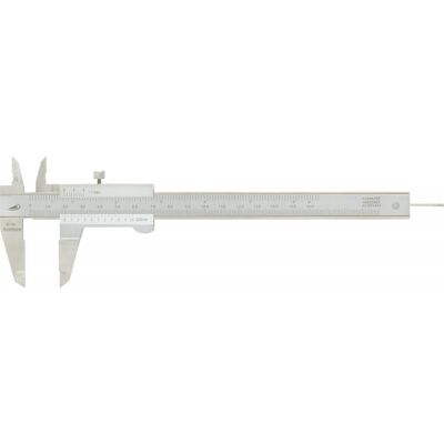 Helios Preisser Calibrador de acero inoxidable 150mm con tornillo de bloqueo - Herramienta de medición Helios Preisser Calibrador de acero inoxidable 150mm con tornillo de bloqueo - Herramienta de medición