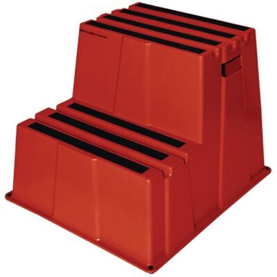 Twinco Twin 6700 Escalón de Seguridad - 2 Peldaños - 0.5 m Altura de Trabajo - Rojo - Escalera de mano Twinco Twin 6700 Escalón de Seguridad - 2 Peldaños - 0.5 m Altura de Trabajo - Rojo - Escalera de mano