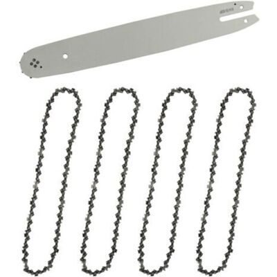 OEM Barra Guía Y 4 Cadenas Para Motosierra, Barra Guía De 35 Cm, Cadenas De Corte Cuadradas De 3/8", 1,3 Mm De Diámetro, 50 Eslabones, Compatible Con Stihl - Crezuo OEM Barra Guía Y 4 Cadenas Para Motosierra, Barra Guía De 35 Cm, Cadenas De Corte Cuadradas De 3/8", 1,3 Mm De Diámetro, 50 Eslabones, Compatible Con Stihl - Crezuo
