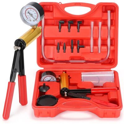 OEM Probador De Bomba De Vacío Para Automóviles, Herramienta Manual Para Purgar Frenos, De 0 A 30 Inhg Y De 0 A 760 Mmhg (kpa), Permite Purgar Fácilmente Los Frenos De Automóviles, Motos Y Vehículos. -cre OEM Probador De Bomba De Vacío Para Automóviles, Herramienta Manual Para Purgar Frenos, De 0 A 30 Inhg Y De 0 A 760 Mmhg (kpa), Permite Purgar Fácilmente Los Frenos De Automóviles, Motos Y Vehículos. -cre