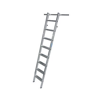 Escalera de estantería de aluminio KRAUSE - 8 peldaños - Compatible con sistemas modulares Escalera de estantería de aluminio KRAUSE - 8 peldaños - Compatible con sistemas modulares