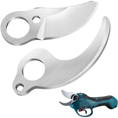 GOTRAYS Cuchillas De Repuesto Para Podadoras Eléctricas De 25 Mm, 1 Par De Cuchillas De Repuesto De Acero Al Carbono, Acero Duro Sk-5 Para Podadoras Eléctricas, Cuchilla Fija Y Cuchilla Móvil GOTRAYS Cuchillas De Repuesto Para Podadoras Eléctricas De 25 Mm, 1 Par De Cuchillas De Repuesto De Acero Al Carbono, Acero Duro Sk-5 Para Podadoras Eléctricas, Cuchilla Fija Y Cuchilla Móvil