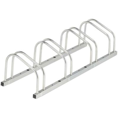 HELLOSHOP26 Soportes Para 4 Bicicletas Exterior Sujeción Segura 90 X 40 X 30 Cm De Acero Galvanizado Gris 130013172 HELLOSHOP26 Soportes Para 4 Bicicletas Exterior Sujeción Segura 90 X 40 X 30 Cm De Acero Galvanizado Gris 130013172