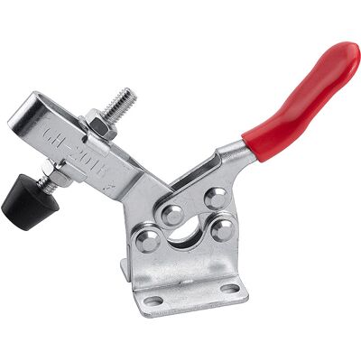 LLING Abrazadera De Palanca (4 Unidades), Herramienta Manual, Capacidad De Sujeción De Aproximadamente 90 Kg, Antideslizante, Liberación Rápida, Alta Resistencia LLING Abrazadera De Palanca (4 Unidades), Herramienta Manual, Capacidad De Sujeción De Aproximadamente 90 Kg, Antideslizante, Liberación Rápida, Alta Resistencia