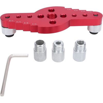 OEM Juego De 5 Plantillas Para Taladrar Espigas, Herramienta De Centrado Y Punzón 2 En 1 De Aleación De Aluminio, Guía Para Taladrar Madera. - Crezuo OEM Juego De 5 Plantillas Para Taladrar Espigas, Herramienta De Centrado Y Punzón 2 En 1 De Aleación De Aluminio, Guía Para Taladrar Madera. - Crezuo