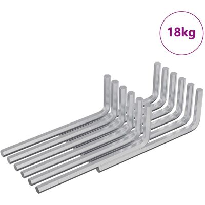 Vidaxl Llave Hexagonal 4675 Uds. Plateado 20 X 52 Mm Acero Vidaxl Llave Hexagonal 4675 Uds. Plateado 20 X 52 Mm Acero