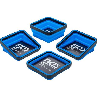 BGS TECHNIC Bgs Juego De Cuencos Magnéticos De Silicona Plegables 115 X 115 X 50 Mm, 4 Piezas - 74502 BGS TECHNIC Bgs Juego De Cuencos Magnéticos De Silicona Plegables 115 X 115 X 50 Mm, 4 Piezas - 74502