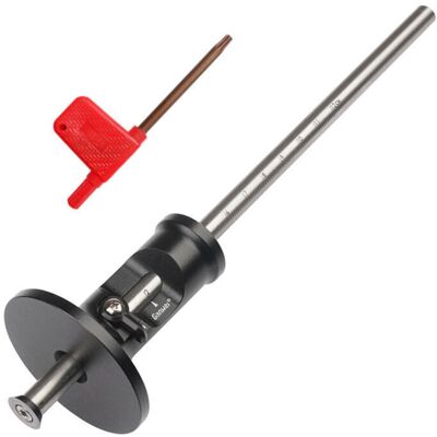 DPZO Calibrador De Marcado De Ruedas, Regla De Marcado Para Carpintería, Herramienta De Medición Manual (tamaño: 0-12 Cm), Color Negro, Una Pieza. DPZO Calibrador De Marcado De Ruedas, Regla De Marcado Para Carpintería, Herramienta De Medición Manual (tamaño: 0-12 Cm), Color Negro, Una Pieza.