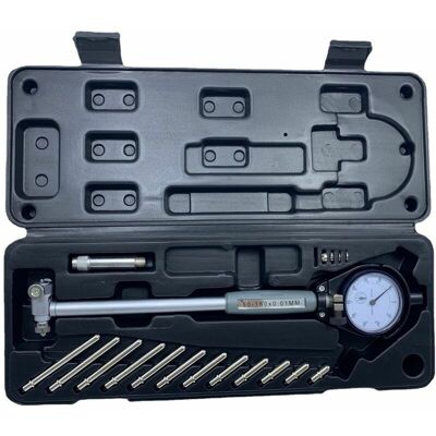 GOTRAYS Medidor De Diámetro Interior, Indicador De Calibre De Diámetro Interior, 50-160 Mm, 0,01 Mm De Diámetro, Juego De Herramientas De Medición De Precisión Para Cilindros De Motor, 1 Juego GOTRAYS Medidor De Diámetro Interior, Indicador De Calibre De Diámetro Interior, 50-160 Mm, 0,01 Mm De Diámetro, Juego De Herramientas De Medición De Precisión Para Cilindros De Motor, 1 Juego