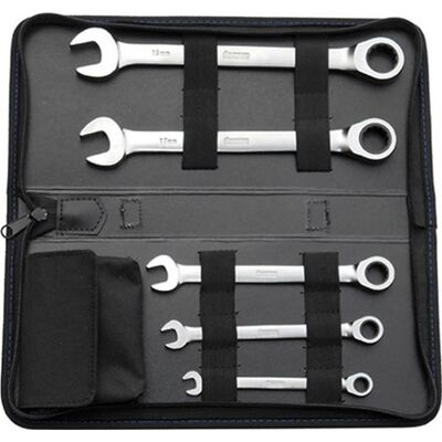 Forum - Juego de llaves con trinquete de 5 piezas, cabeza recta Forum - Juego de llaves con trinquete de 5 piezas, cabeza recta