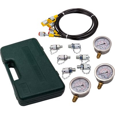 Maxpeedingrods - Hydraulic Pressure Tester Gauge Diagnostic Couplings Check Tool Set M14x1.5 New Maxpeedingrods - Hydraulic Pressure Tester Gauge Diagnostic Couplings Check Tool Set M14x1.5 New