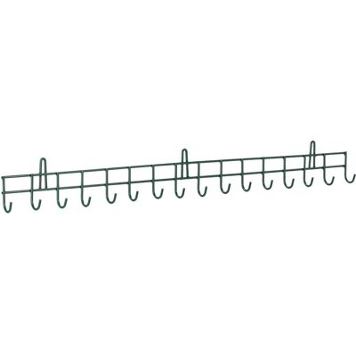 HELLOSHOP26 Portaherramientas De Pared Para Almacenamiento En Garaje 60 X 10 X 15 Cm De Acero Negro 130011752 HELLOSHOP26 Portaherramientas De Pared Para Almacenamiento En Garaje 60 X 10 X 15 Cm De Acero Negro 130011752