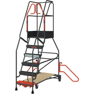 Fimm - Escalera De Tijera De 6 Peldaños Con Bloqueo Automático 150 Kg 830008811 Fimm - Escalera De Tijera De 6 Peldaños Con Bloqueo Automático 150 Kg 830008811