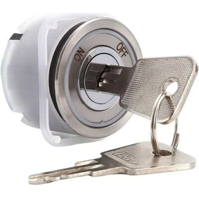 LARGEIGHT Cerradura De Llave Ck2912 De Aleación De Zinc Para Ascensor De Estación Base Con Mecanismo Giratorio Onoff, Apta Para Otis Y Otras Marcas Compatibles (cerradura Redonda). LARGEIGHT Cerradura De Llave Ck2912 De Aleación De Zinc Para Ascensor De Estación Base Con Mecanismo Giratorio Onoff, Apta Para Otis Y Otras Marcas Compatibles (cerradura Redonda).