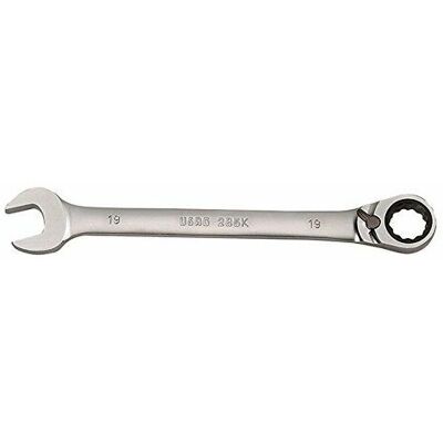 Llave Combinada USAG 22mm Cromo Vanadio - Cabeza Reversible 15° Llave Combinada USAG 22mm Cromo Vanadio - Cabeza Reversible 15°