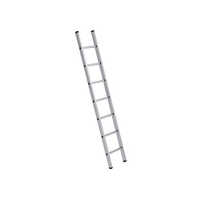MUNK Escalera de mano estrecha - 7 peldaños - Aluminio, 350mm de ancho MUNK Escalera de mano estrecha - 7 peldaños - Aluminio, 350mm de ancho