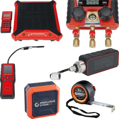 Rothenberger Rovac Pro Medidor De Vacío Digital + Roleak Pro Detector De Fugas Ir + Rocool Mini Manómetro Digital + Roscale 150 Balanza De Refrigerante + Altavoz Bluetooth - 1000005061-5063-5060-5062- Rothenberger Rovac Pro Medidor De Vacío Digital + Roleak Pro Detector De Fugas Ir + Rocool Mini Manómetro Digital + Roscale 150 Balanza De Refrigerante + Altavoz Bluetooth - 1000005061-5063-5060-5062-