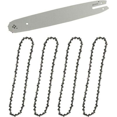 OEM Barra Guía Y 4 Cadenas Para Motosierra, Barra Guía De 35 Cm, Cadenas De Corte Cuadradas De 3/8", 1,3 Mm De Diámetro, 50 Eslabones, Compatible Con Stihl-crezuo-crezuo OEM Barra Guía Y 4 Cadenas Para Motosierra, Barra Guía De 35 Cm, Cadenas De Corte Cuadradas De 3/8", 1,3 Mm De Diámetro, 50 Eslabones, Compatible Con Stihl-crezuo-crezuo
