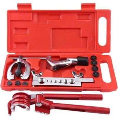 OEM Kit De Abocardado De Tuberías (11 Piezas): Herramienta Para Abocardar Tuberías De Freno, Herramienta Para Abocardar Tuberías, Kit De Reparación De Tuberías Del Evaporador De Freno, Soplete. - Crezuo OEM Kit De Abocardado De Tuberías (11 Piezas): Herramienta Para Abocardar Tuberías De Freno, Herramienta Para Abocardar Tuberías, Kit De Reparación De Tuberías Del Evaporador De Freno, Soplete. - Crezuo